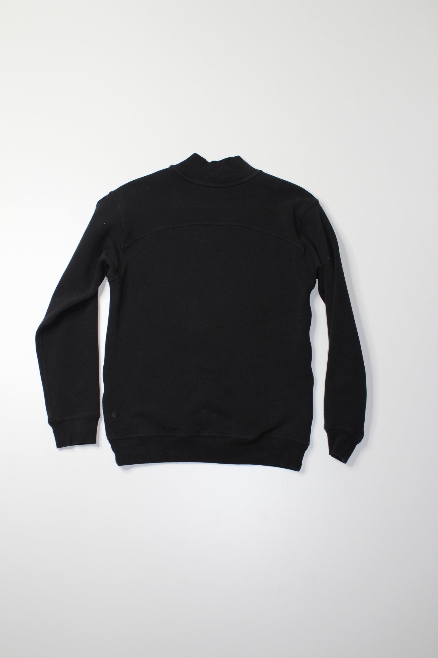 Lululemon black mock neck all yours crew sweatshirt, no size. Fits like 4 loose fit