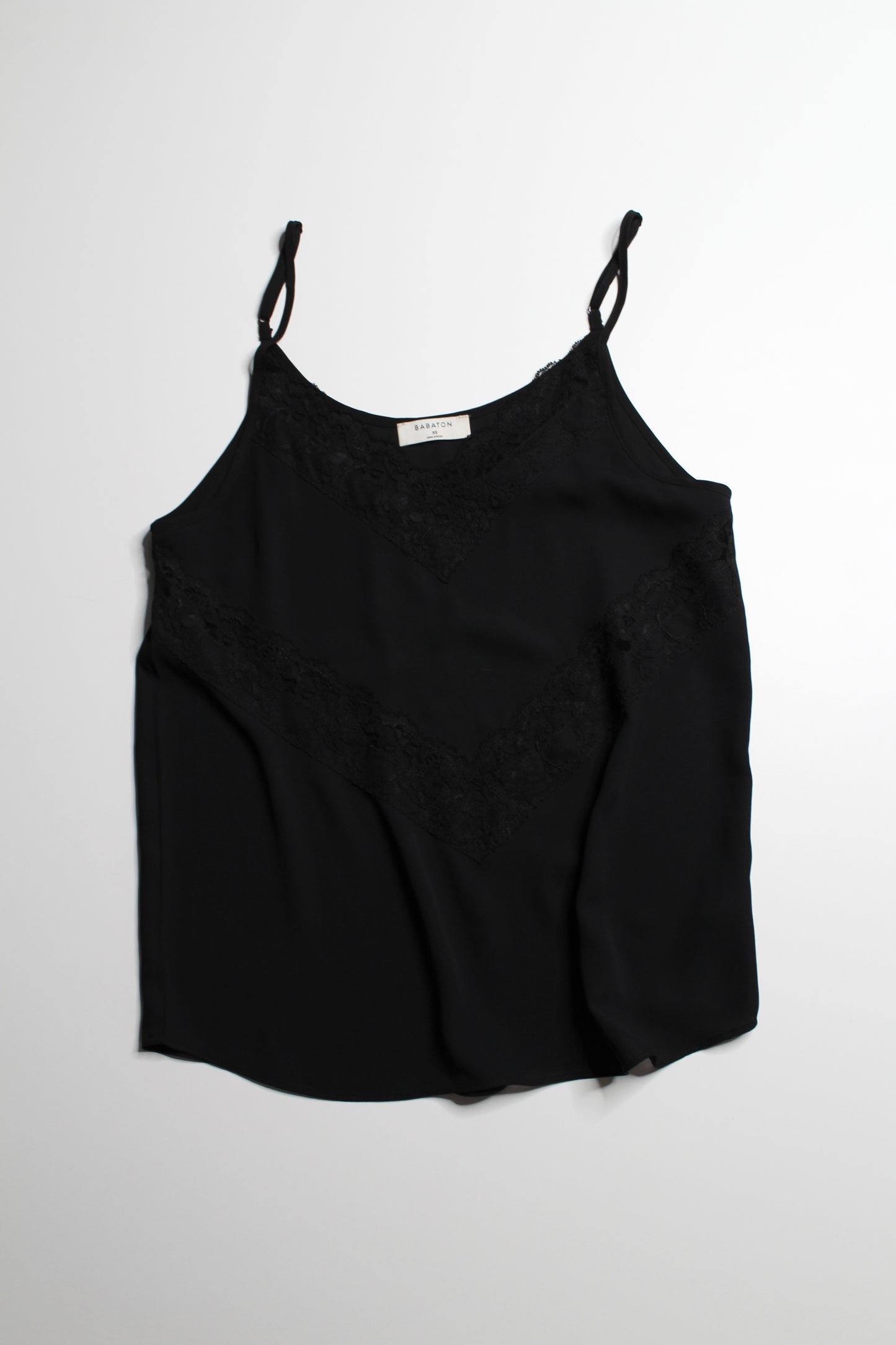 Aritzia black lace babaton camisole blouse, size xs  (relaxed fit)