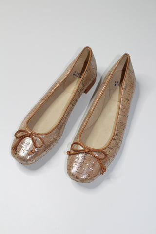 Stuart Weitzman cork ballet flats, size 7.5 *new without tags (additional 70% off)
