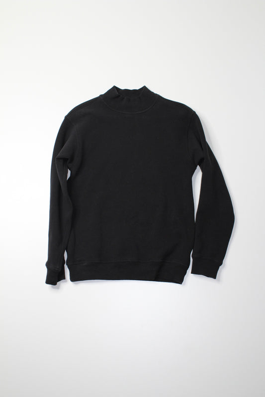 Lululemon black mock neck all yours crew sweatshirt, no size. Fits like 4 loose fit