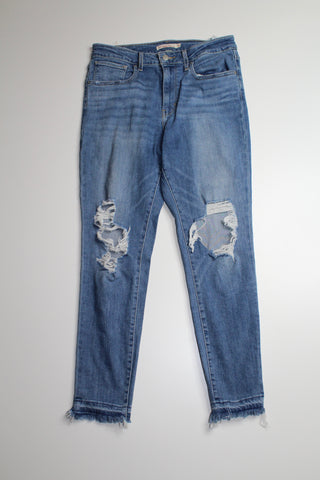 Levis 721 distressed high rise skinny, size 30 (additional 20% off)