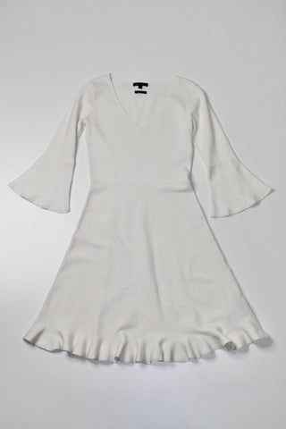 Massimo Dutti ivory bell sleeve dress, size xs (price reduced: was $58) (additional 50% off)
