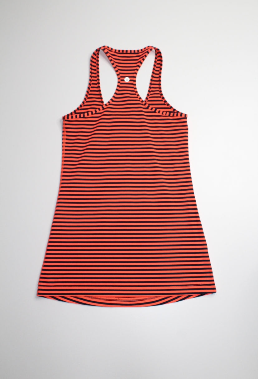 Lululemon striped cool racer back tank, size 6 (price reduced: was $18)