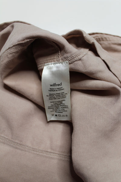 Aritzia wilfred dusty pink blondelle linen dress, size xs (price reduced: was $48)