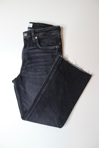 Zara black wash jeans, size 4 (25”) (additional 50% off)