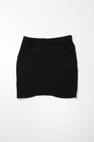 Aritzia black talula faux wrap skirt, size xs (price reduced: was $30)