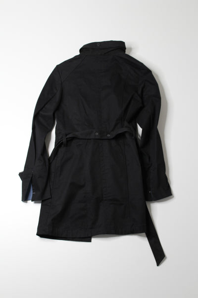 G-Star Raw black florence trench coat, size xs (slim fit) *new with tags (price reduced: was $140)