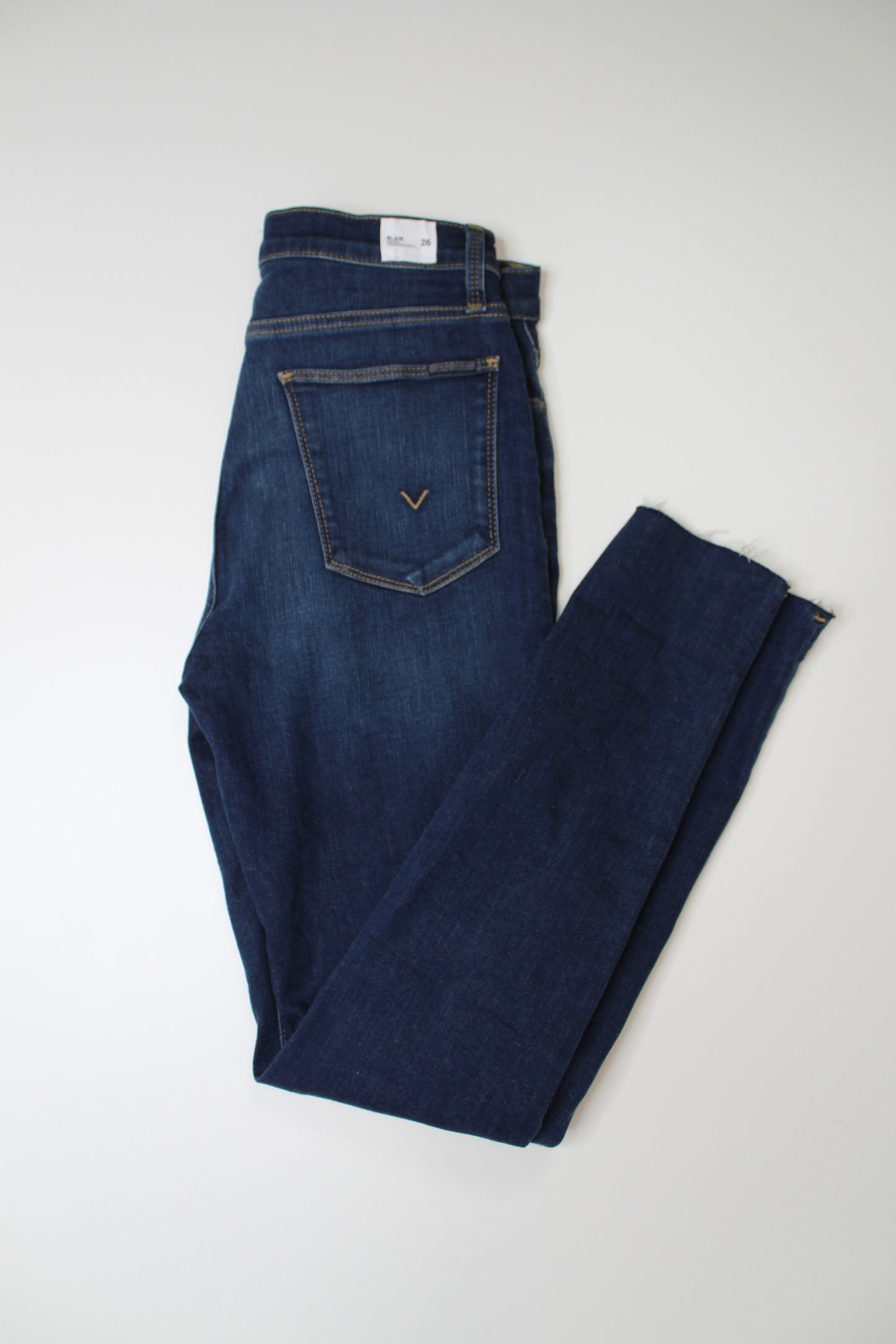 Hudson blair high rise super skinny ankle jeans, size 26 (price reduced: was $58)