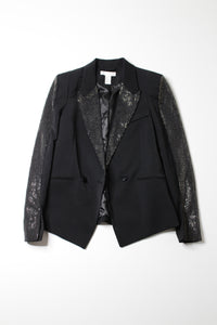 H&M black bedazzled blazer, size 2 (additional 50% off)