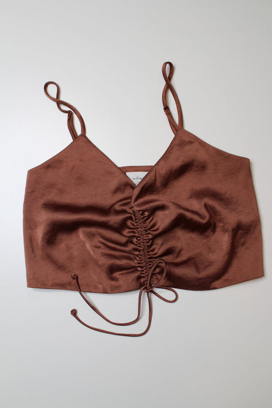 Aritzia rich copper wilfred verso camisole, size xs