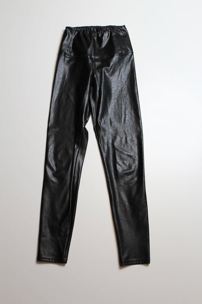 Aritzia Wilfred Free black 'daria' faux leather legging, size xs *ankle length