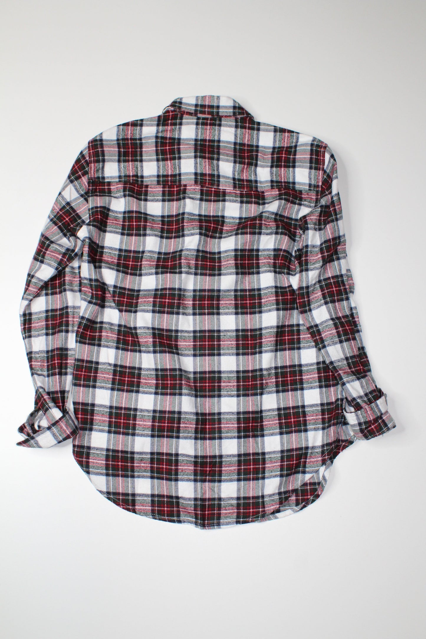 Abercrombie & Fitch plaid flannel long sleeve, size xs (loose fit) (additional 20% off)