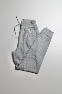 Aritzia sunday best high waisted light grey baby waffle jogger, size xxs