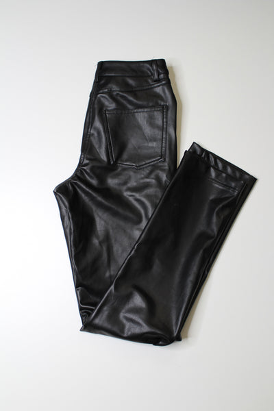 Oak & Ivy black faux leather pant, size xs (price reduced: was $30)