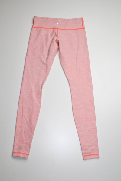 Lululemon coral wunder under leggings, size 8 (additional 50% off)