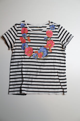 Kate Spade striped floral t shirt, size medium
