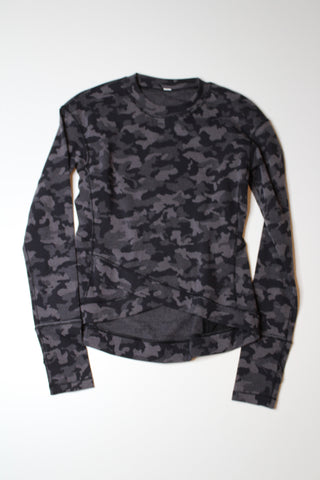 Lululemon heritage camo close to crossing long sleeve, size 6 *new without tags (price reduced: was $58)