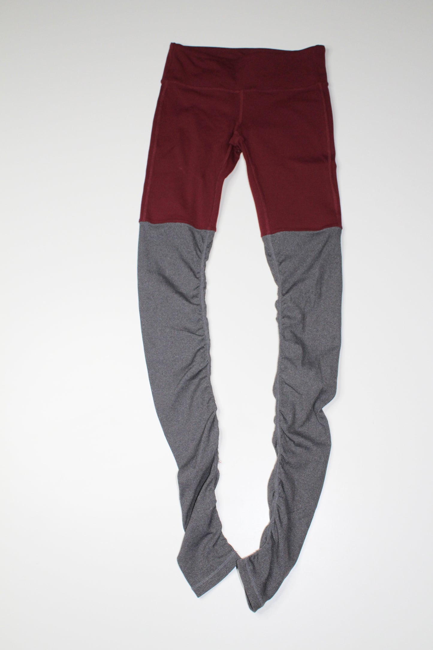 Alo Yoga wine/grey goddess leggings, size small (price reduced: was $58)