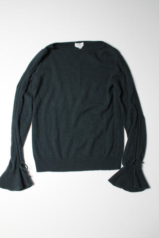 Club Monaco green cashmere sweater, size small (price reduced: was $58)