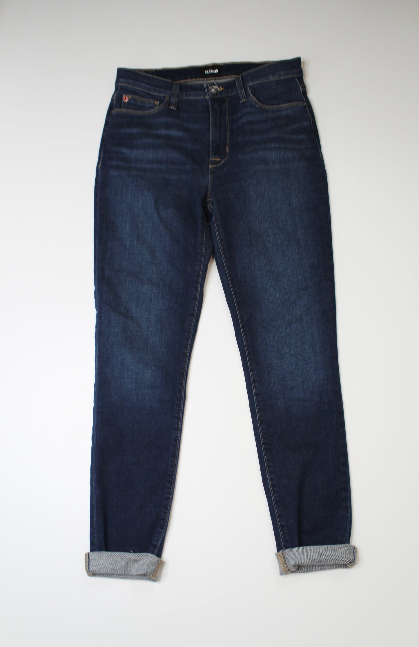 Hudson blair high rise super skinny ankle jeans, size 26 (price reduced: was $58)