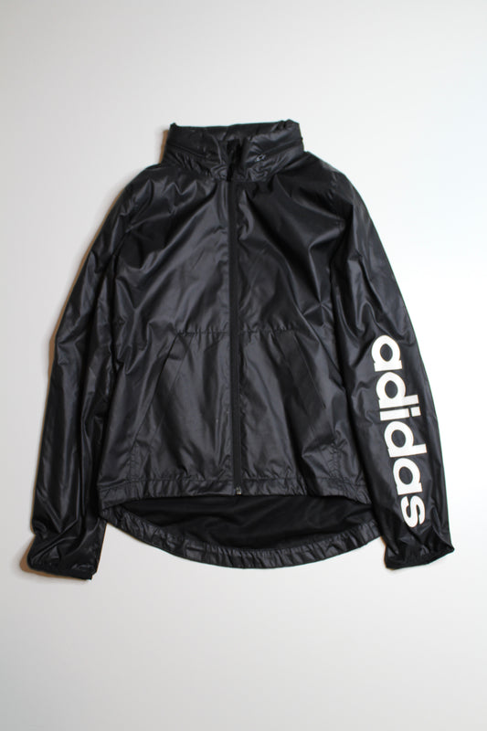 Adidas originals black track windbreaker jacket, size xs (loose fit) (price reduced: was $58) (additional 50% off)