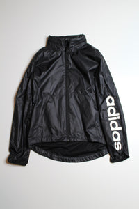 Adidas originals black track windbreaker jacket, size xs (loose fit) (price reduced: was $58)