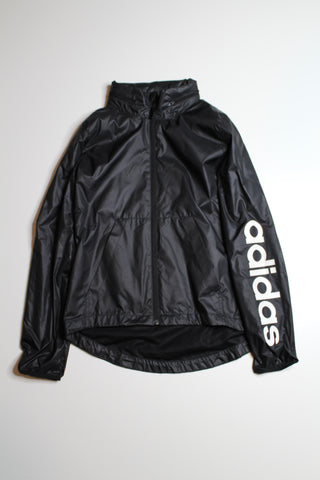 Adidas originals black track windbreaker jacket, size xs (loose fit) (additional 50% off)