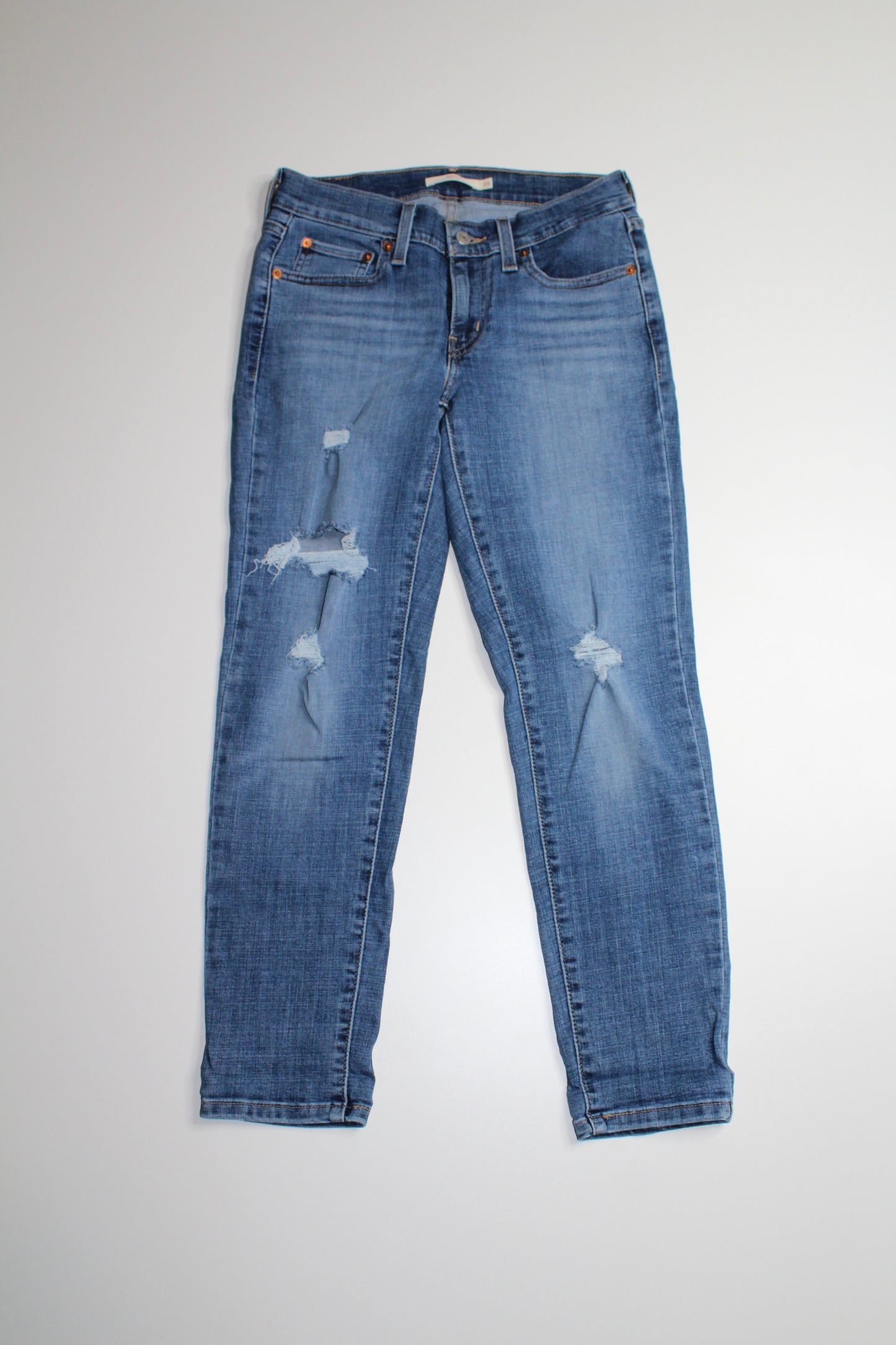 Levi’s mid rise ‘boyfriend copain’ jeans, size 24 (26”)  (price reduced: was $48)