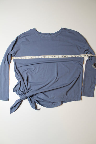 Lululemon blue to the point long sleeve, no size. Fits like 10/12 (l/xl) (price reduced: was $36)