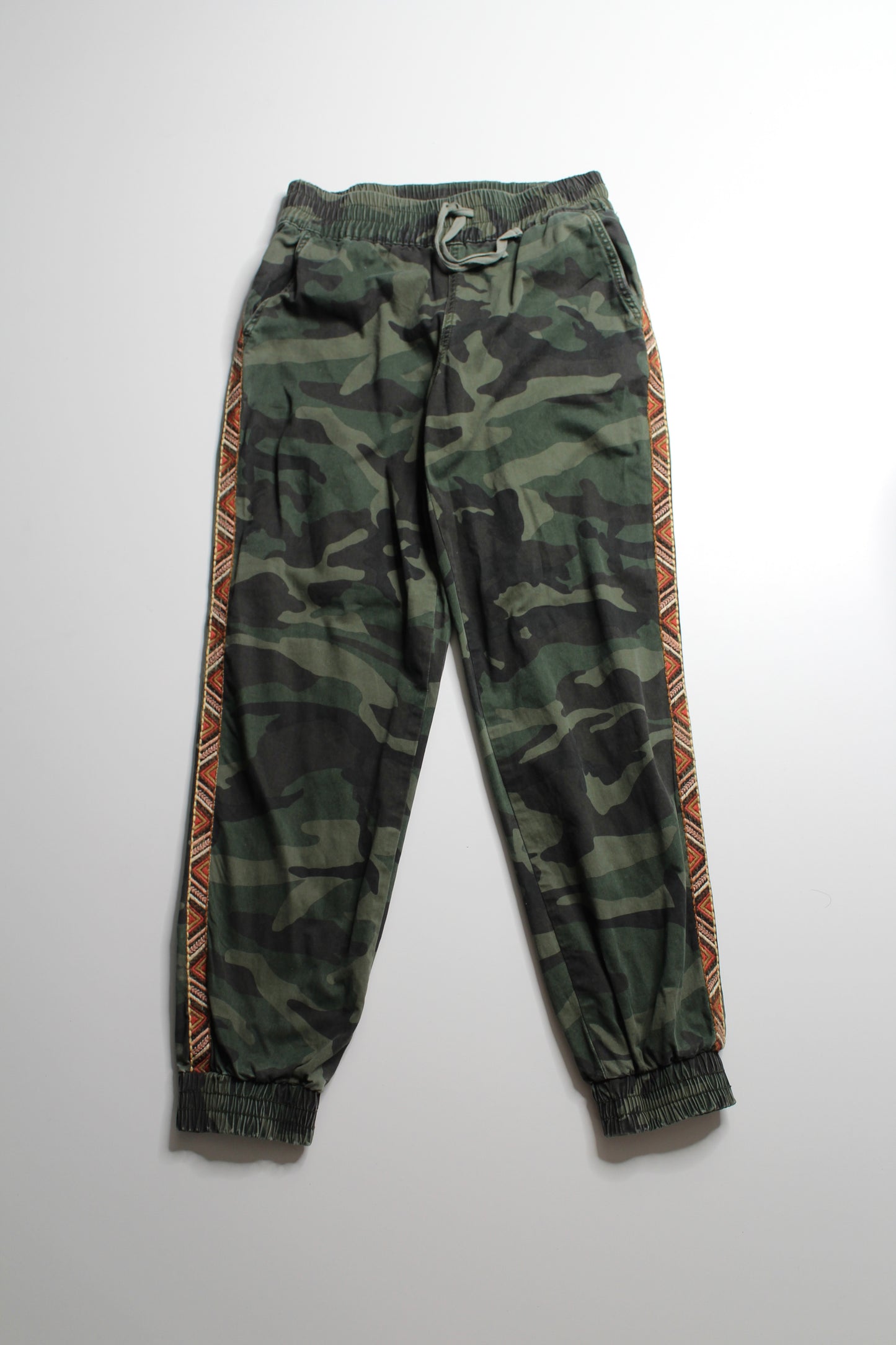 Free People driftwood camo embroidered jogger, size small  (relaxed fit) (price reduced: was $68)