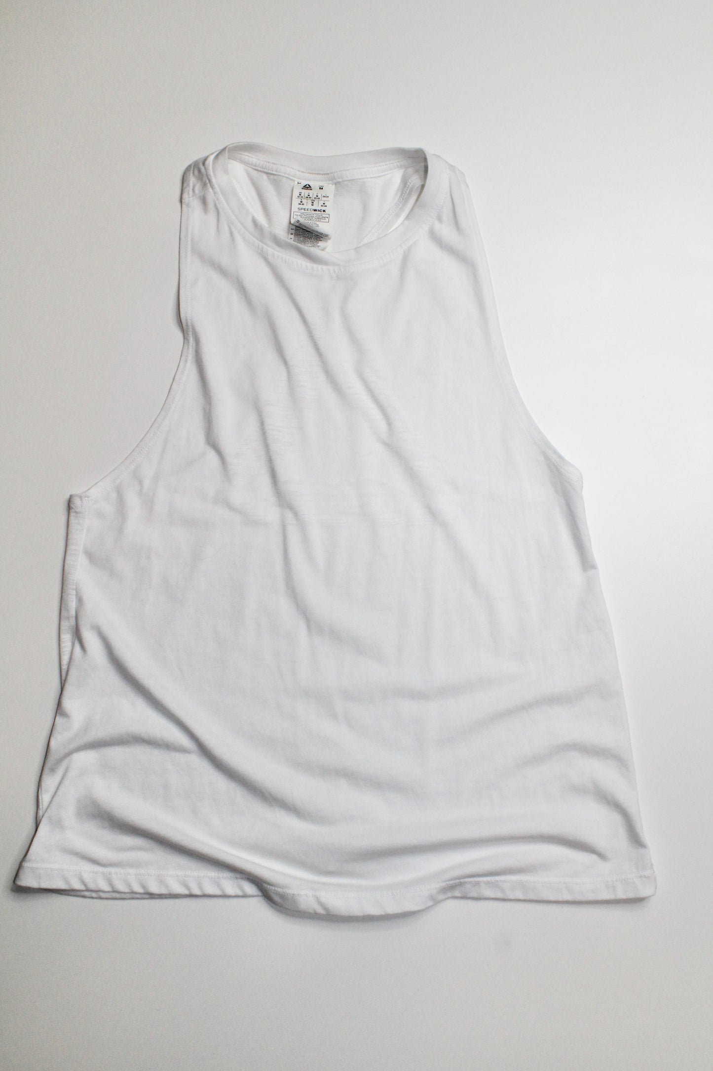 Reebok white tank, size medium (additional 50% off)