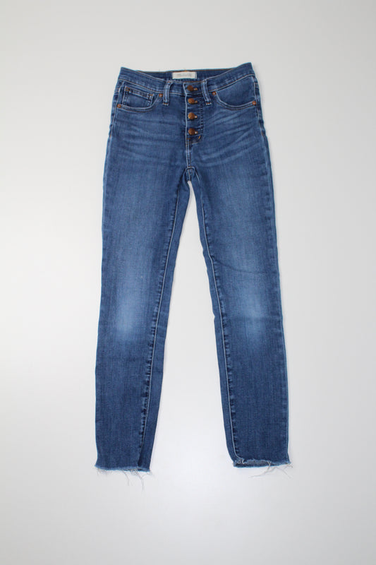 Madewell mid rise skinny jeans, size 24 (price reduced: was $48)