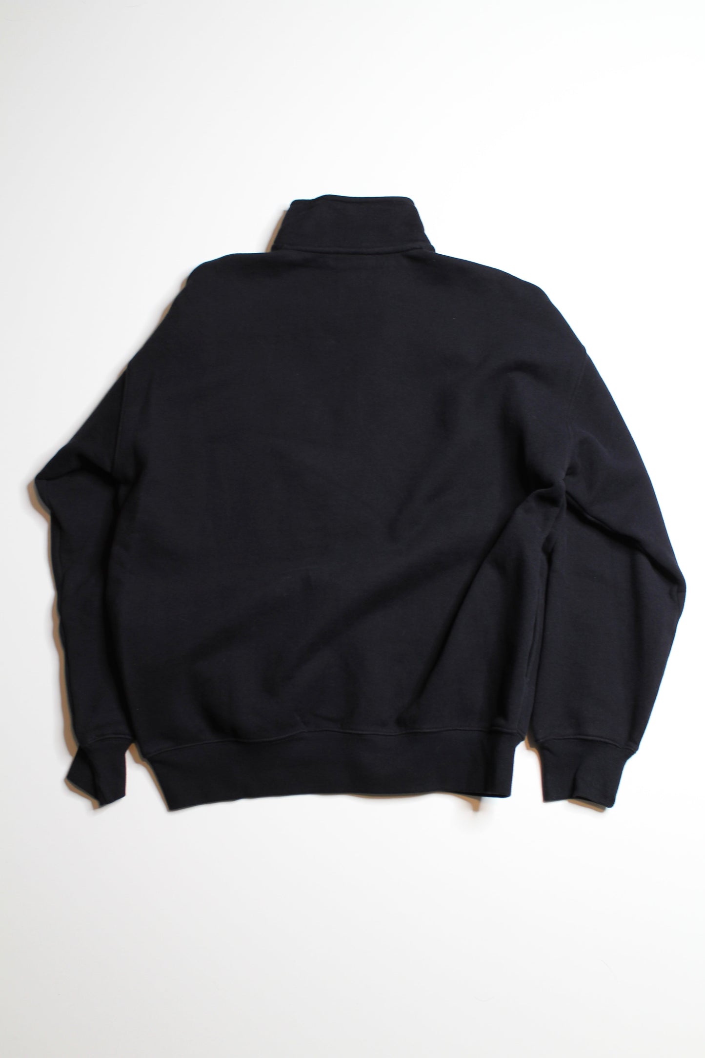 Aritzia black TNA cozy 1/4 zip pullover, size 1 (size small, oversized)