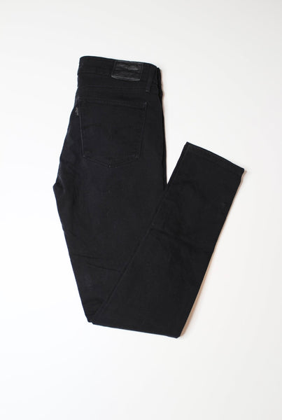 Levis black 711 skinny jeans, size 26 (28”) (price reduced: was $48)