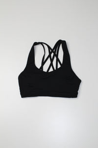 Lululemon black ‘free to be serene’ bra, size 4 (price reduced: was $30)