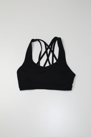 Lululemon black free to be serene bra, size 4 (price reduced: was $30)