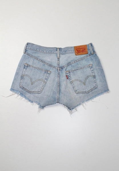 Levi's cut off jean shorts, size 26