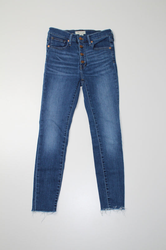 Madewell mid rise skinny jeans, size 25 (27”) (price reduced: was $48)