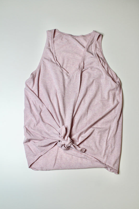 Lululemon heathered pink knot front tank, no size. Fits like 10/12 (price reduced: was $30)