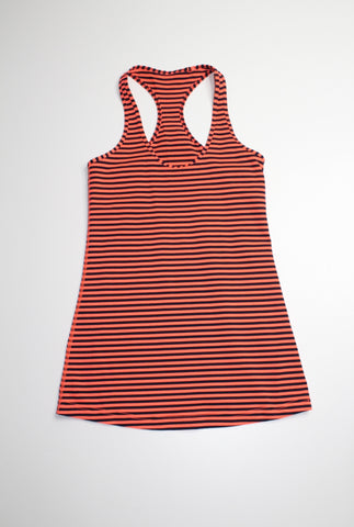 Lululemon striped cool racer back tank, size 6 (price reduced: was $18)