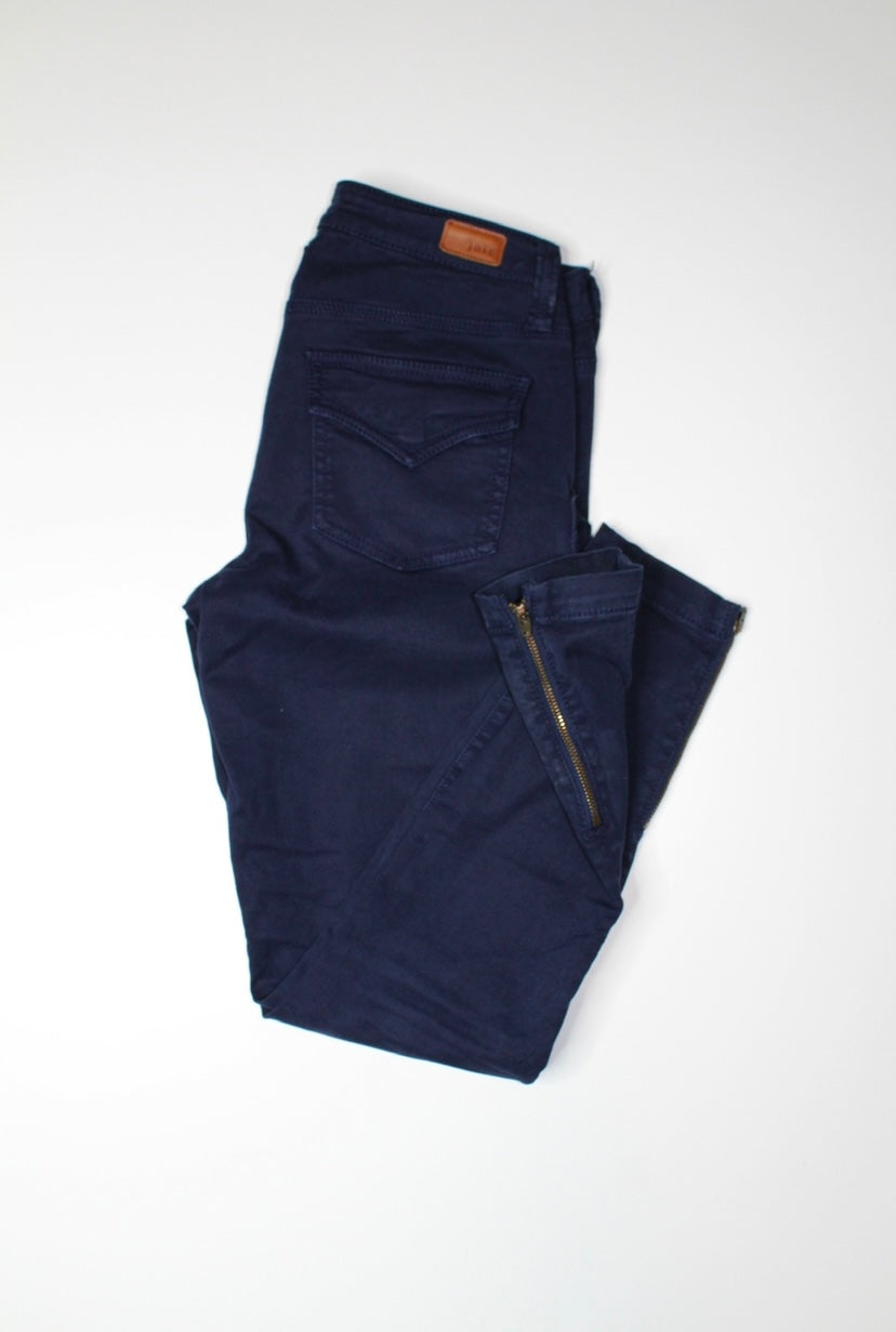 Joie navy denim park skinny, size 26 (26”)