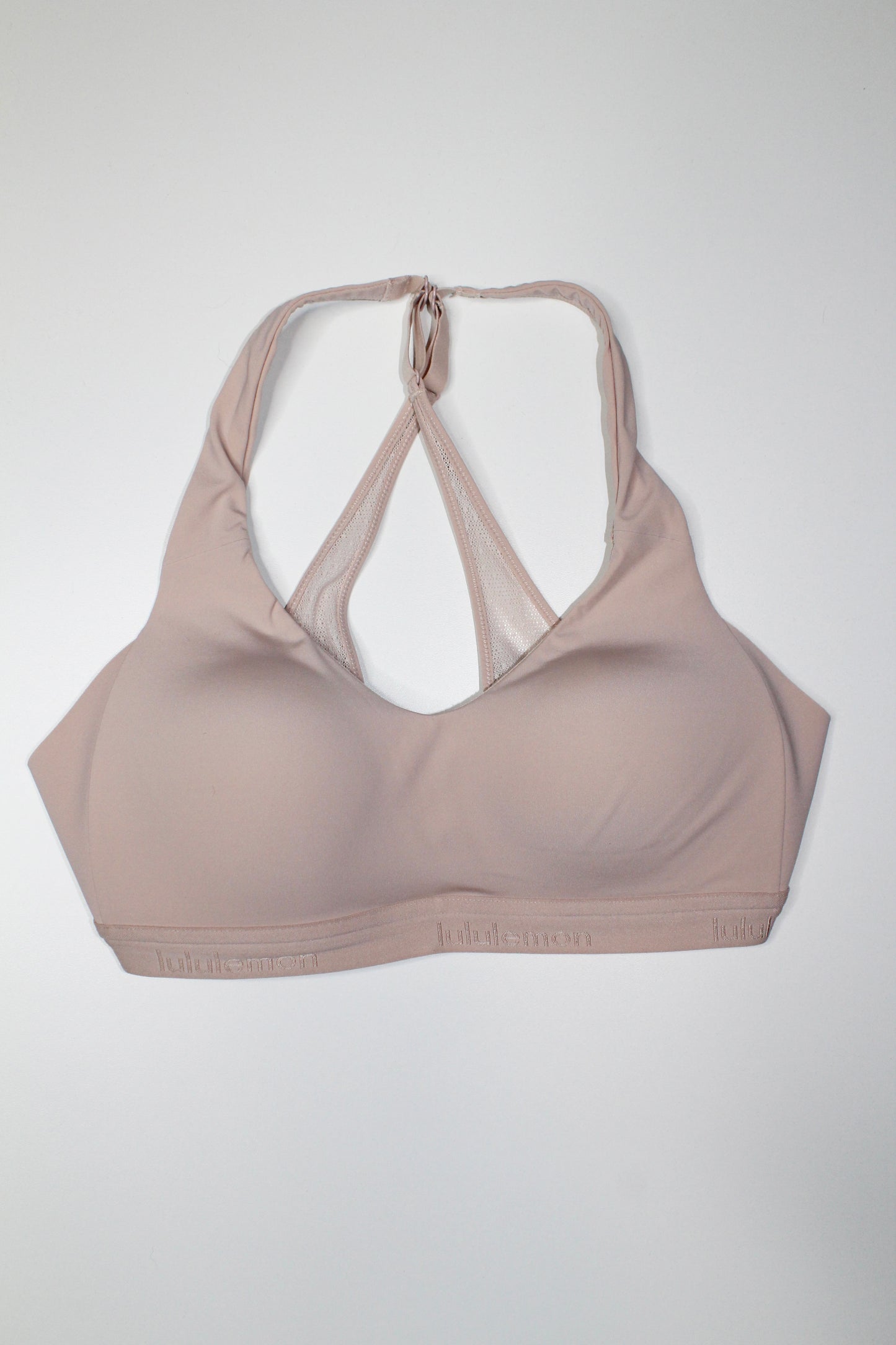 Lululemon light pink ‘up for it’ bra, size 32C