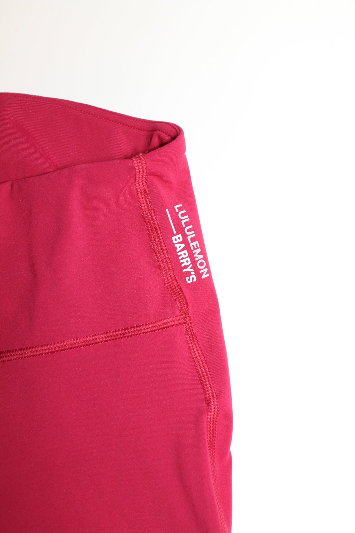 Lululemon x Barry’s ruby red ‘stronger as one’ tight, size 6 (price reduced: was $58)