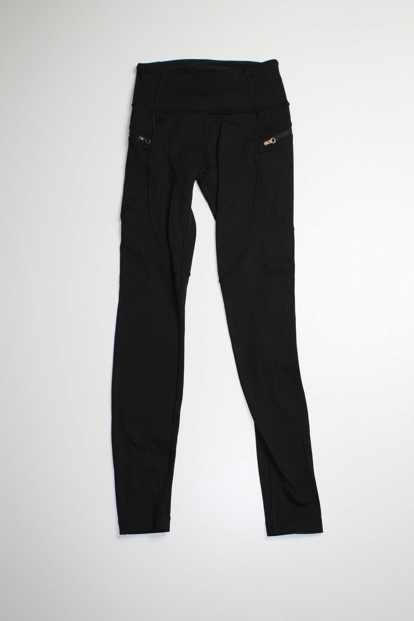 Lululemon black running tights, size 4 (price reduced: was $48)