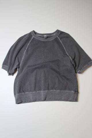 Old Navy grey short sleeve sweater, size small (loose fit) (additional 50% off)