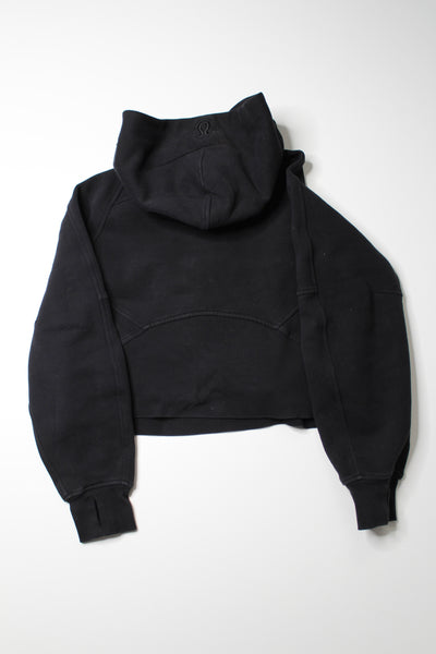 Lululemon black oversized scuba hoodie, size xs/s