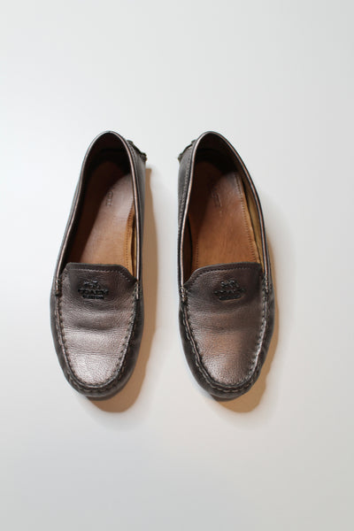 Coach metallic loafers, size 6.5 (price reduced: was $58)