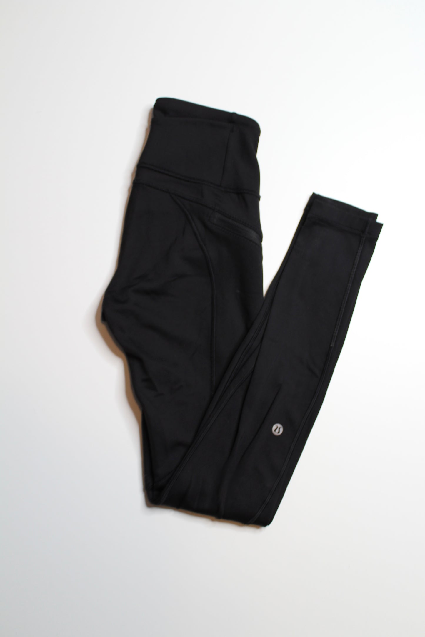 Lululemon black running tights, size 4 (price reduced: was $48)