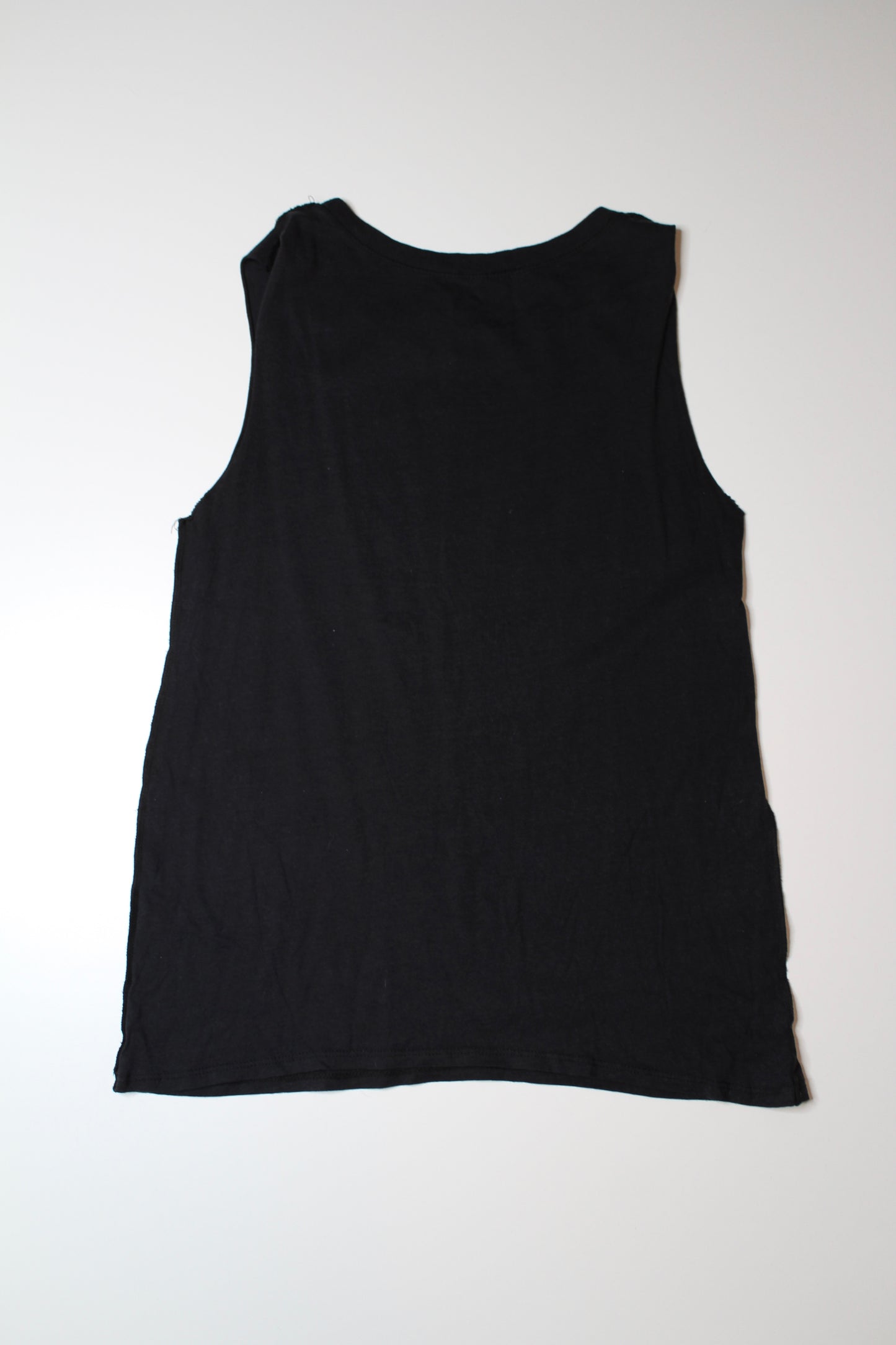 Social Sunday black drinking buddies muscle tank, size S/M