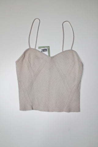 H&M ribbed tank, size large *new with tags (additional 70% off)
